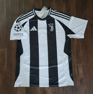 Dusan Vlahovic #9 Juventus New Men's Champions League Home Soccer Jersey